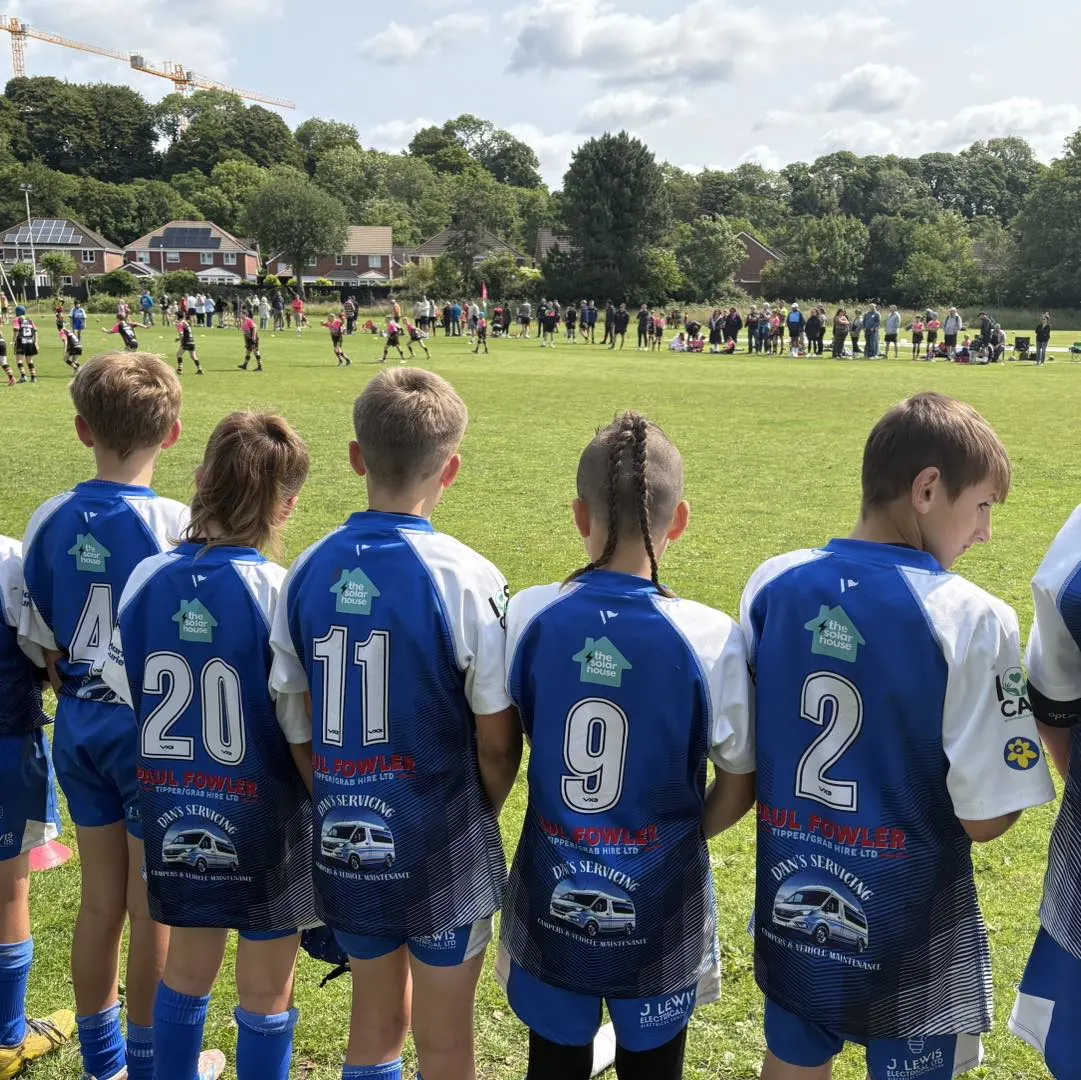Young players from a local club The Solar House supports
