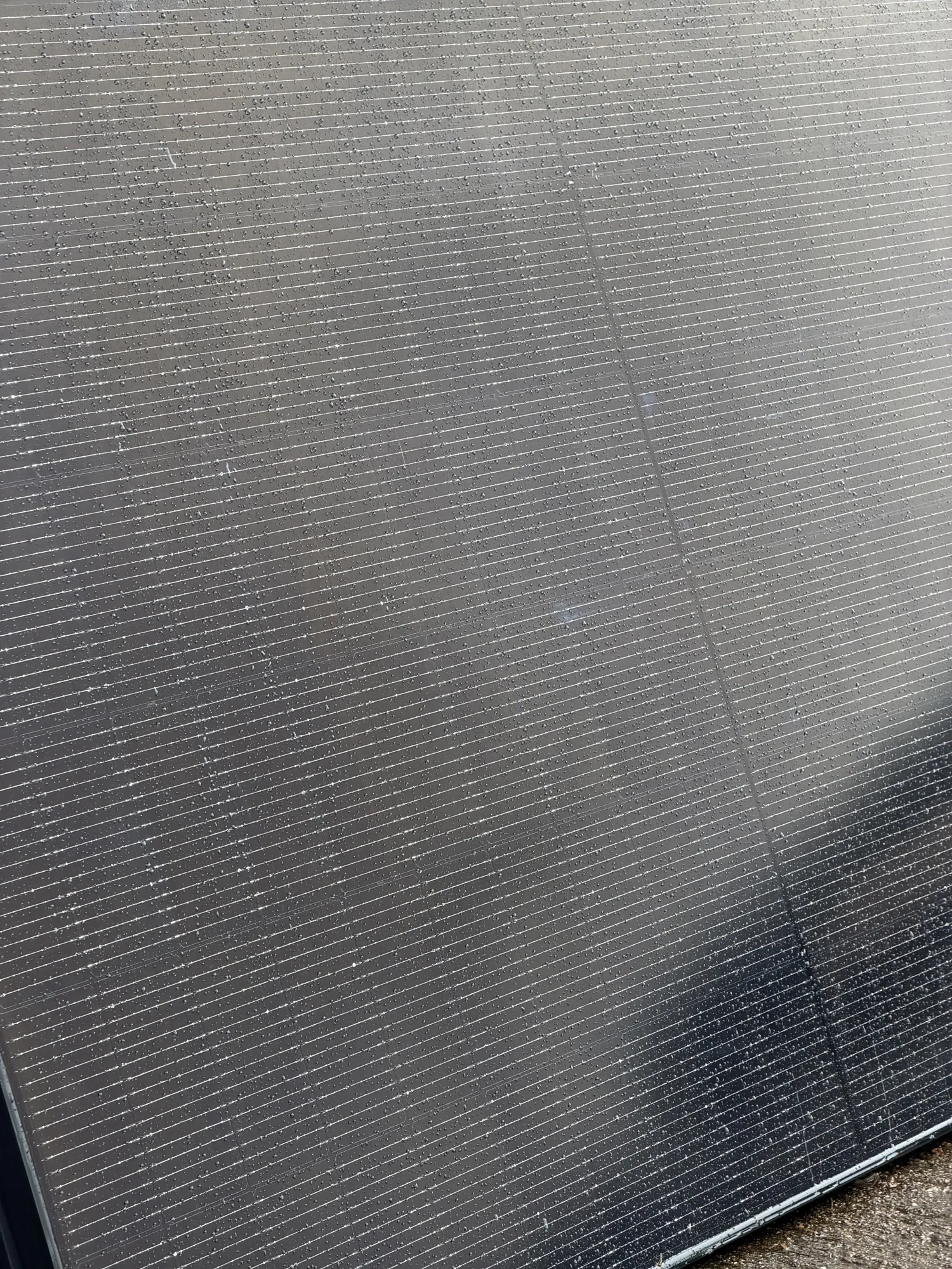 Close-up of one of the new JA Solar panels