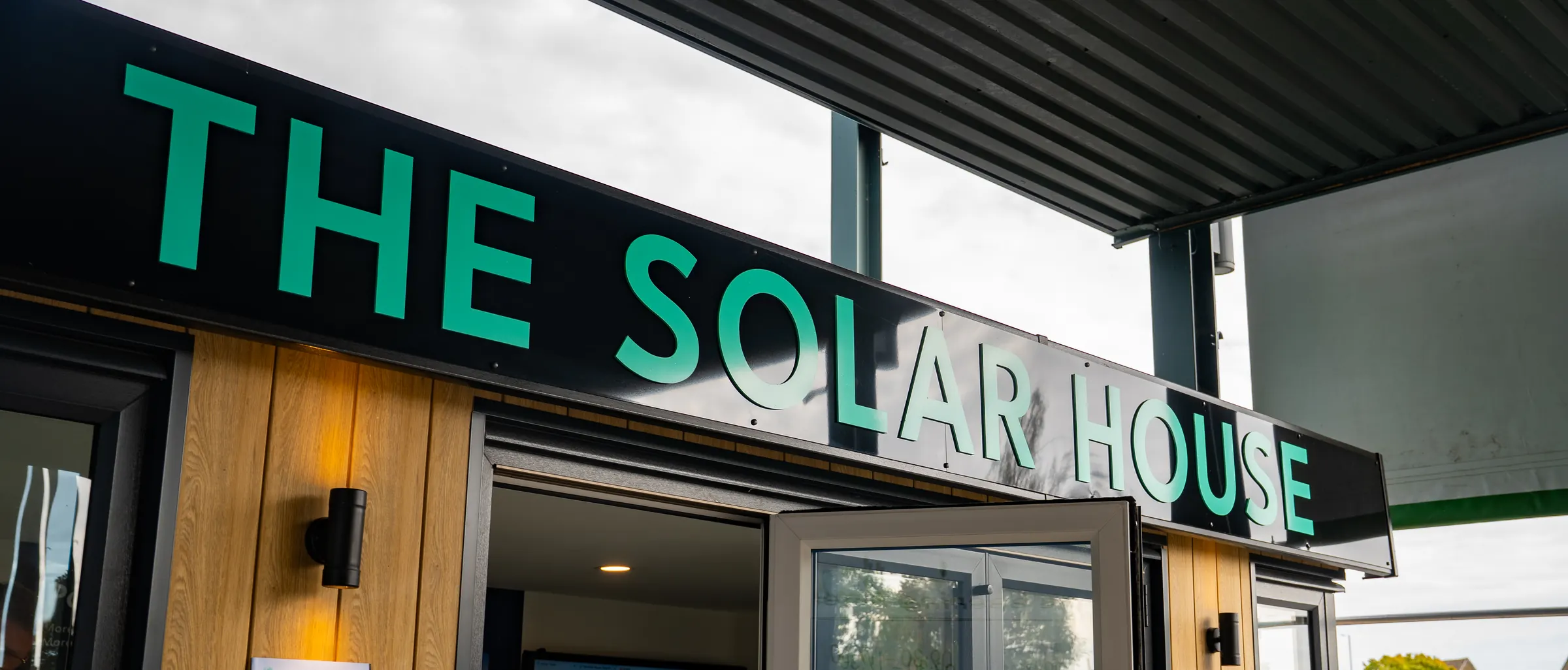 The Solar House showroom pod at Leekes in Melksham